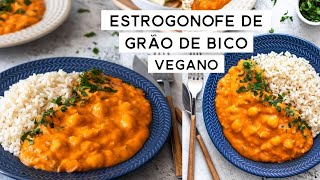 ESTROGONOFE DE GRÃO DE BICO VEGANO  FÁCIL RÁPIDO E BARATO  PLANTTE [upl. by Aubrey]