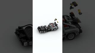 Speed build de la Delorean lego [upl. by Oxley720]