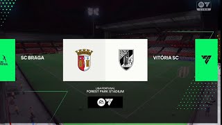 BRAGA VS GUIMARÃES LIGA BETCLIC 2024 2025 [upl. by Yrogreg]