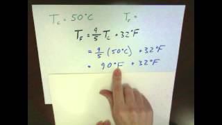 Converting Celsius to Fahrenheit [upl. by Mailli]