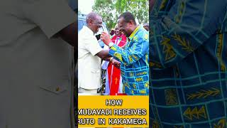 How mudavadi received ruto in kakamega [upl. by Ulysses137]