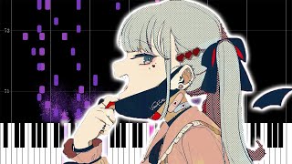 DECO27  Vampire ヴァンパイア Piano Cover  Sheet Music [upl. by Ardnaiek]