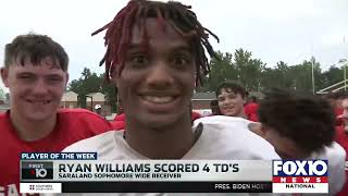 Player of the Week Ryan Williams Saraland High School [upl. by Susanne]