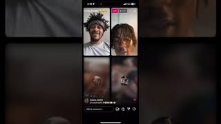 Kyle Richh Isaac Blixky Kush blixky beefing on Ig Live Pt 1 Gets Heavy trending drill viral rap [upl. by Lessur544]