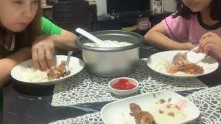 Cooked fried chicken then eat dinner with Kiddos [upl. by Moreland]