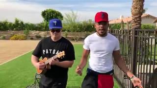 Chance The Rapper Vibin With Einer Bankz At Coachella [upl. by Ruyam]