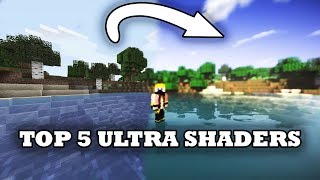 TOP 5 MEJORES SHADERS PARA MINECRAFT 114  Increible  LoMasterYT [upl. by Kabab777]