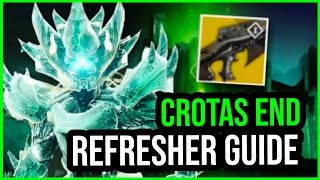 Crotas End Raid REFRESHER GUIDE for beginners  Destiny 2 Season of the Witch [upl. by Ruenhs]