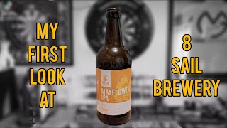 Mayflower IPA 5  8 sail brewery  review No 1881 [upl. by Rawde310]