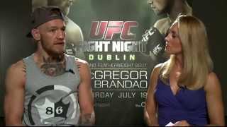 Fight Night Dublin Conor McGregor Prefight Interview [upl. by Gosselin]