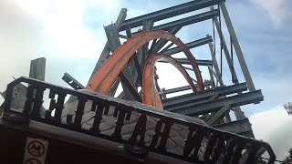 Iron Rattler  Six Flags Fiesta Texas  Front Row 4K HD POV  February 2023 [upl. by Eugaet]