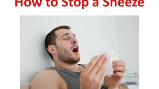 How to Stop Sneezing and Runny Nose [upl. by Rennie65]