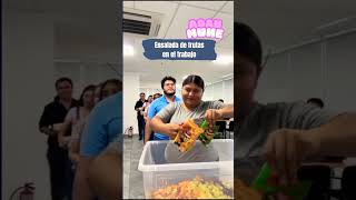 ENSALADA DE FRUTAS EN EL TRABAJO  PARTE 1 INTEGRACIÓN  TRABAJO EN EQUIPO [upl. by Nauh144]