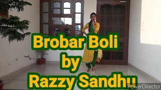 Brobar Bolidance cover Nimrat khairatrending songRazzy Sandhu [upl. by Mireille]