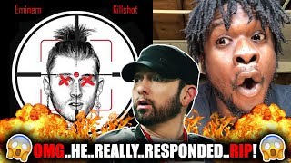 Eminem  Killshot Machine Gun Kelly Diss REACTION [upl. by Xella983]