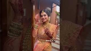 Zee Tamil veera serial actress subiksha kaya wedding celebration videoshorts video reel ytshorts [upl. by Celisse]