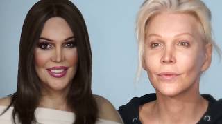 Iris MittenaereMiss France 2016Miss Univers 2016 Drag Makeup Transformation Ludivine Valandro [upl. by Inot]