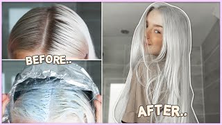 HOW TO BLEACH YOUR ROOTS AT HOME  stepbystep easy guide [upl. by Ayekel]