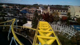 Skyrush POV Intense Hyper Coaster Hersheypark Hershey Pennsylvania [upl. by Bellda]