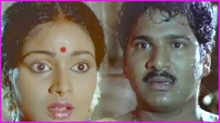 Rajendra Prasad And Divyavani Love Scene  Edurinti Mogudu Pakkinti Pellam Song [upl. by Sublett243]