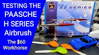 Testing The Paasche H Series Airbrush  A 60 Workhorse [upl. by Ethelyn432]