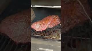 Traeger ironwood 650 cooking a brisket [upl. by Chaudoin774]