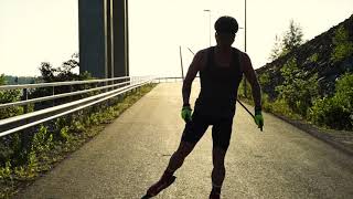 4kaad roller ski training in Finland [upl. by Merat]