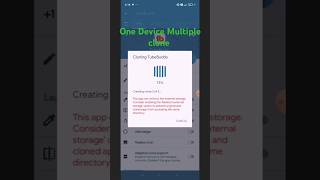 One device multiple Clone App  Unlimited clone app cloneapp appcloner [upl. by Annailuj488]