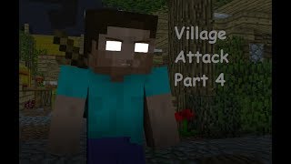 Herobrine Attack Minecraft Animation Part 4 [upl. by Anuahc]