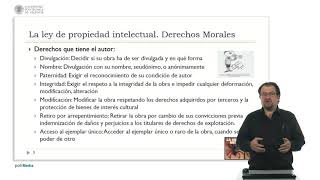 Derechos morales vs Derecho de explotación   UPV [upl. by Gherardo]