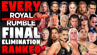 EVERY WWE Royal Rumble Final Elimination Ranked From WORST To BEST [upl. by Byers536]