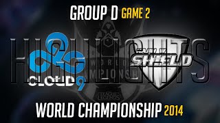 Cloud 9 vs Najin White Shield Game 2 S4 Worlds Highlights  LoL World Championship 2014 S4 C9 vs NWS [upl. by Resor]