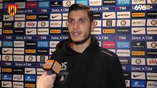 InterBenevento CoppaItalia201819 Filippo Bandinelli in Mixed Zone [upl. by Aelanej]