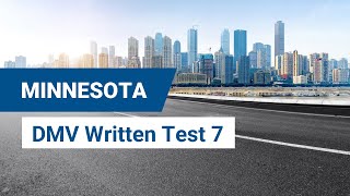 2024 Minnesota DMV Written Test 7 [upl. by Cale]