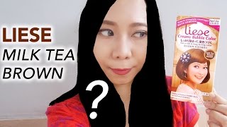 LIESE MILK TEA BROWN  HAIR TUTORIAL [upl. by Llerdnek391]