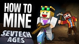 Minecraft  HOW TO MINE  SevTech Ages 32 [upl. by Nalro926]