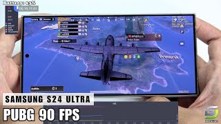 Samsung Galaxy S24 Ultra Test game PUBG Mobile 90 FPS  Snapdragon 8 Gen 3 [upl. by Behnken]