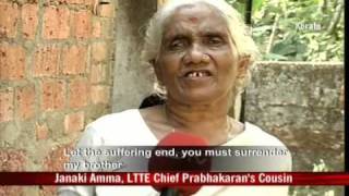 NDTV travels to Prabhakarans village [upl. by Diskson]