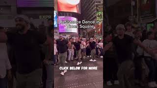 Resistance Dance in Time Square  shortsvideo ny timessquare [upl. by Atineb996]