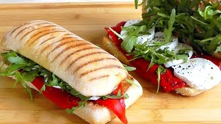 How to make Panini easy snack food recipe [upl. by Aleekat]