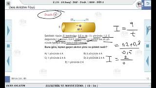 10 Sınıf Fizik  Elektrik ve Manyetizma  1 🔩 [upl. by Osrick878]