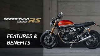 2025 Triumph Speed Twin 1200 RS  Features and Benefits [upl. by Wendi]