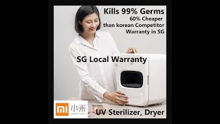 Xiaomi Xiao lang baby UV steriliser  Heat Dryer [upl. by Duston]