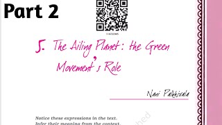 NCERT THE AILING PLANET THE GREEN MOVEMENTS ROLE LINE BY LINE EXPLANATION PART 2 [upl. by Maurie]