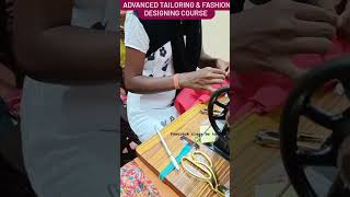 Tailoring class 🪡 tailoringclassforbeginners beginersewing tailoring stitching class dress [upl. by Akenahc525]