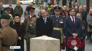 Remembrance Sunday event held in Enniskillen [upl. by Mungo]