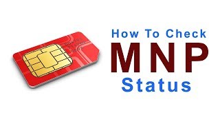 How to check MNP status by sms [upl. by Nelak]