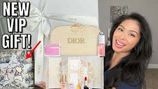 NEW DIOR HOLIDAY SETS amp THE COOLEST VIP GIFT 😍 DIOR BEAUTY LOYALTY PROGRAM PLATINUM GIFT UNBOXING [upl. by Colston]