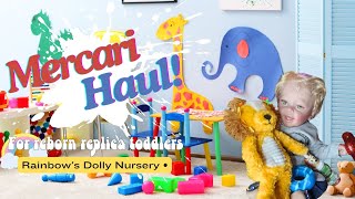 Huge Mercari Haul Adorable Boy Clothes for My Reborn Toddler [upl. by Adnima]