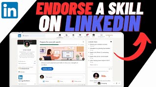 How To Endorse A Skill On LinkedIn  Quick amp Easy [upl. by Seema]